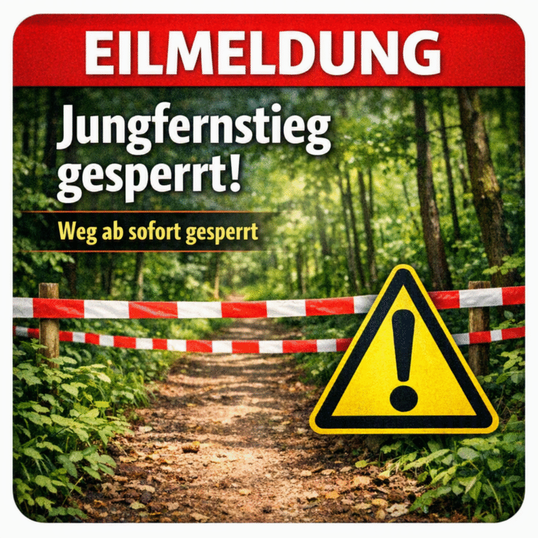 EILMELDUNG: Jungfernstieg ab sofort gesperrt